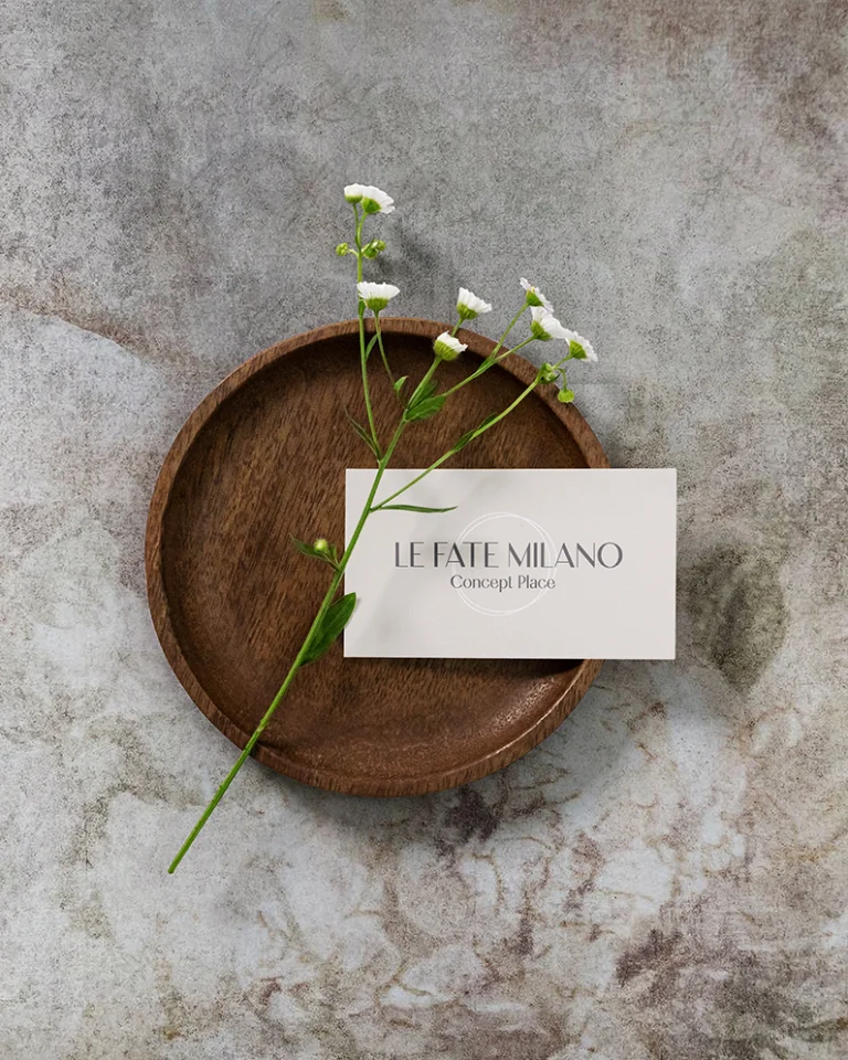 mockups-design.com Le Fate Milano business cards