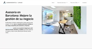 Captura del sitio web de Asesoria Lamas (1 de 3)