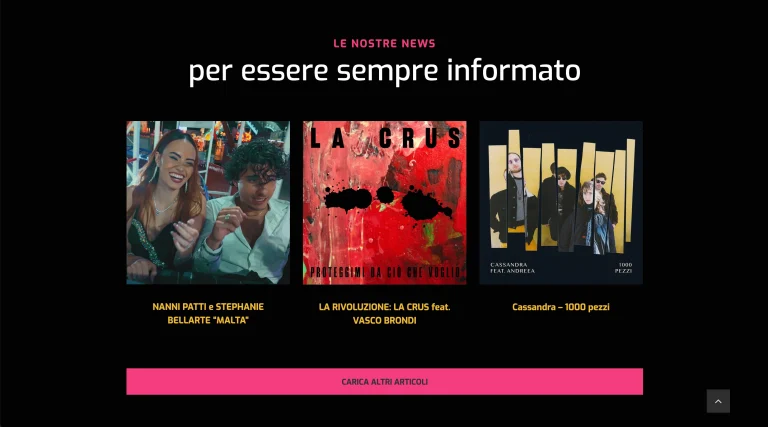 Captura del sitio web de Mescal Music (3 de 5)