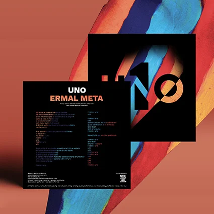 Artwork and packaging for the Ermal Meta album (2 of 2)
