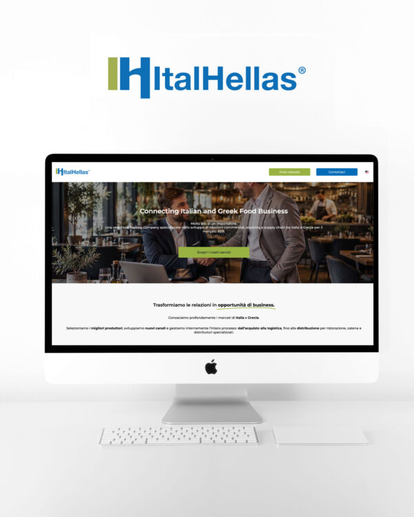 Screenshot of the ItalHellas Distribution website